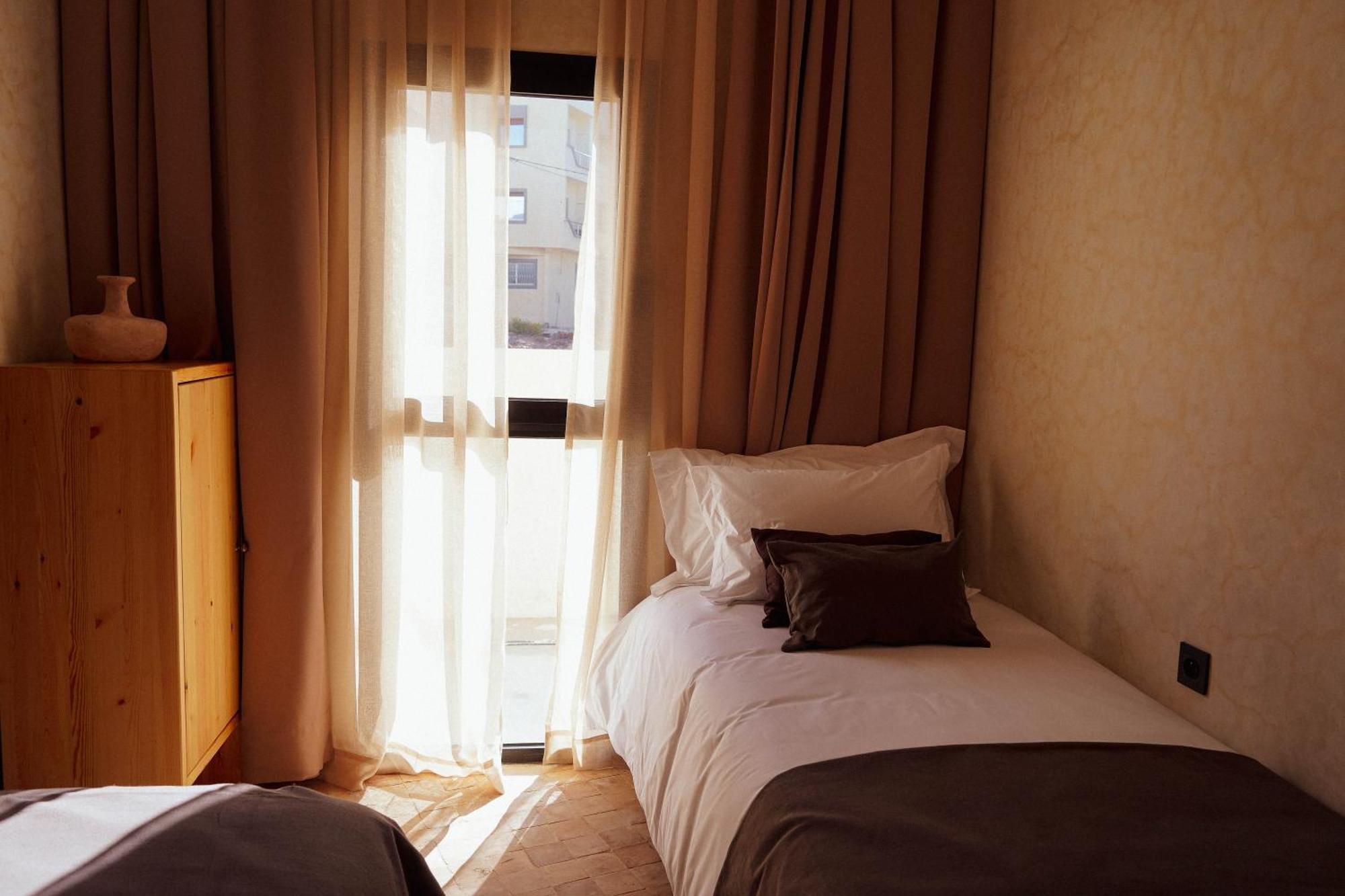 Loued Surf Lodge Имсуане Екстериор снимка